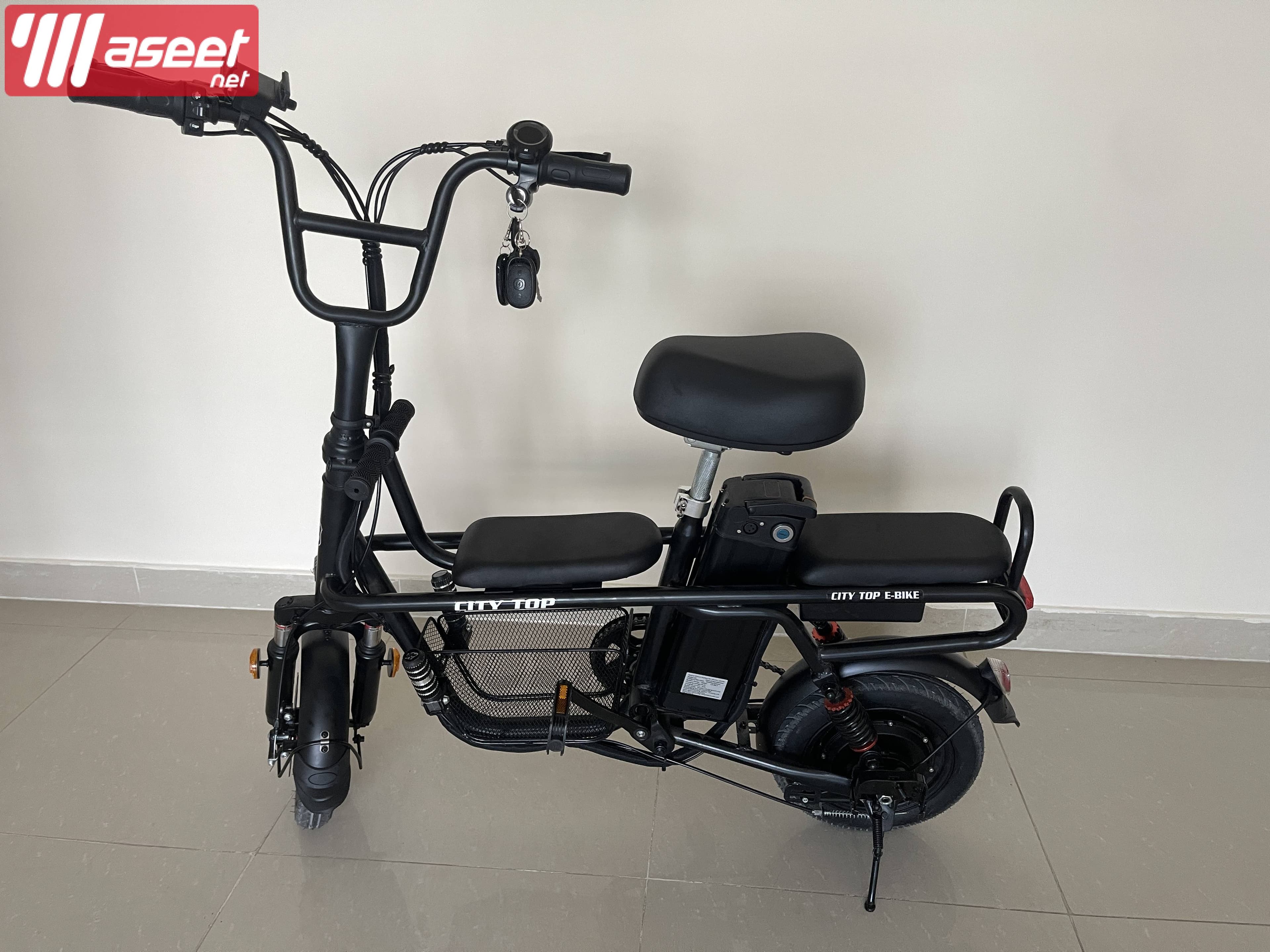 Electric Bike Family Ebike with Storage Basket 6