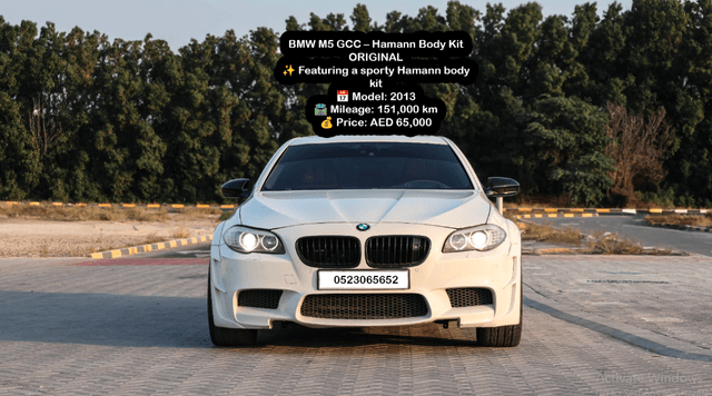 للبيع بي إم دبليو M5 خليجي موديل 2013