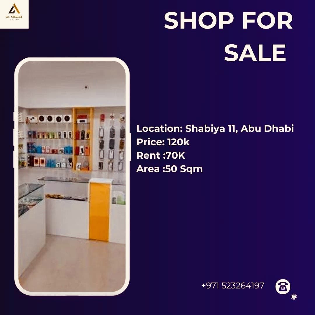 Mobile shop for sale 50 square meters 0