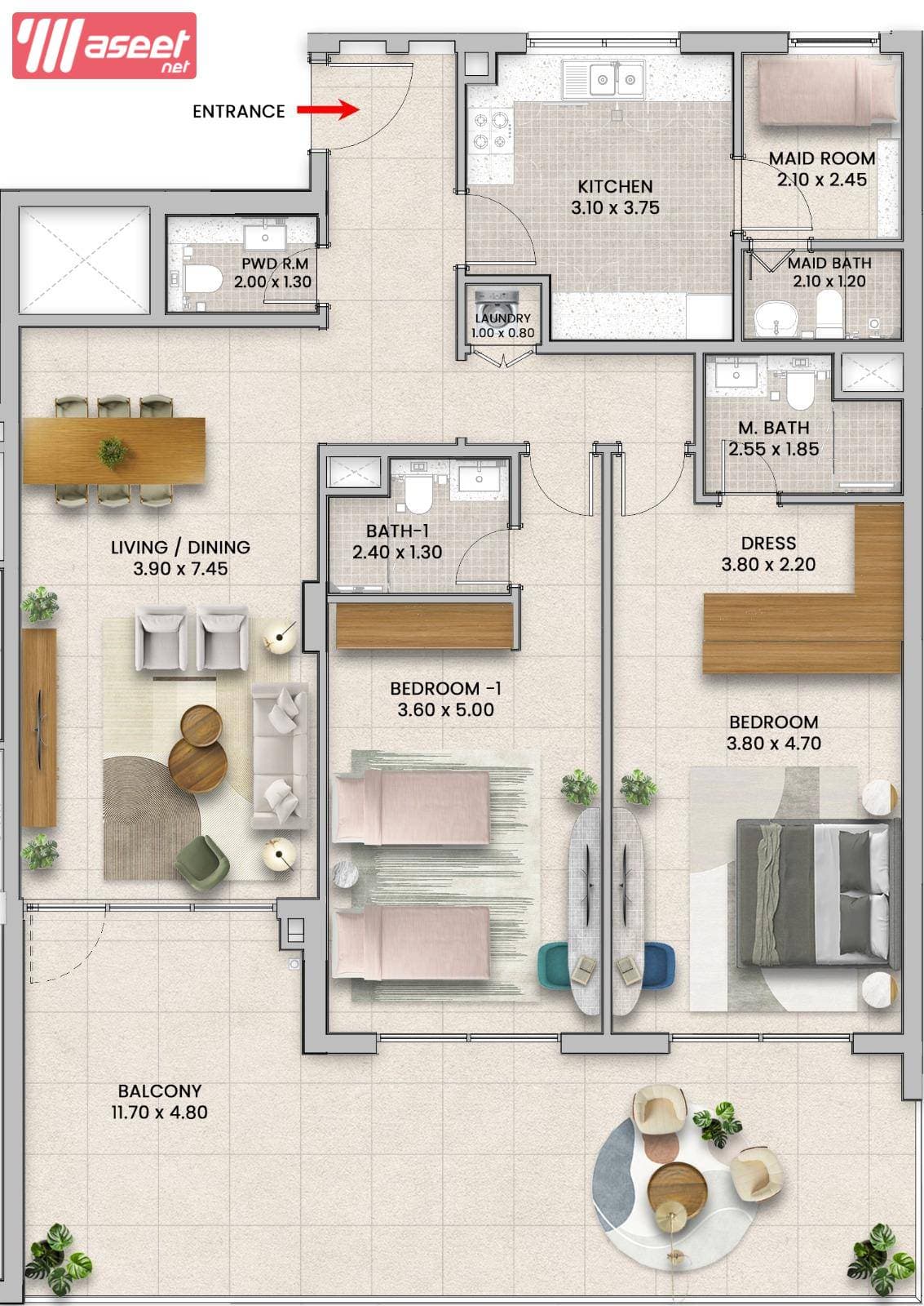 Residential units in the Azha Community project 3