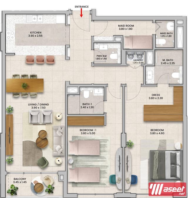 Residential units in the Azha Community project