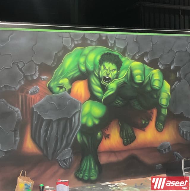 The art of painting murals and paintings