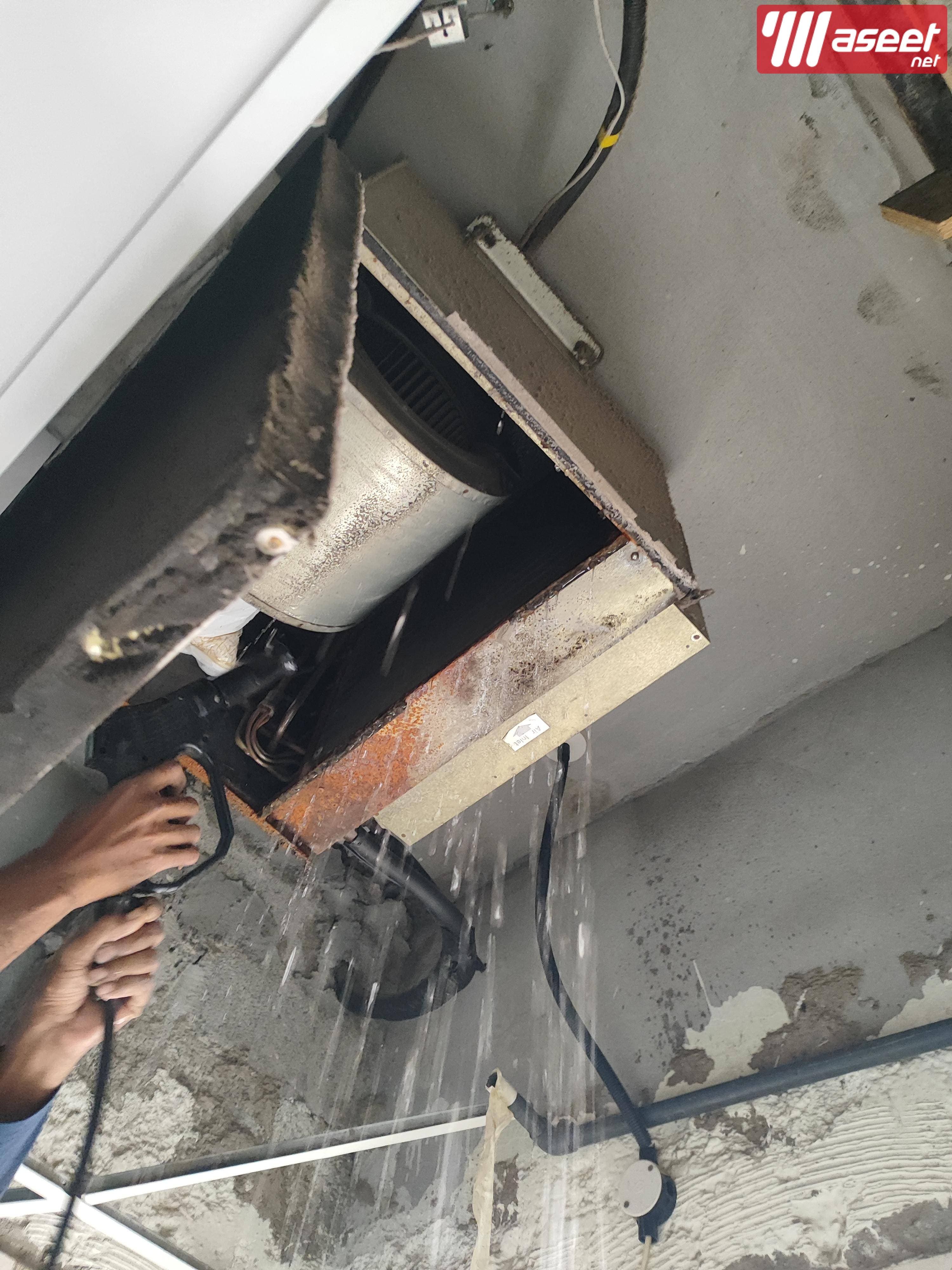 Maintenance of central air conditioners and air conditioning towers  1
