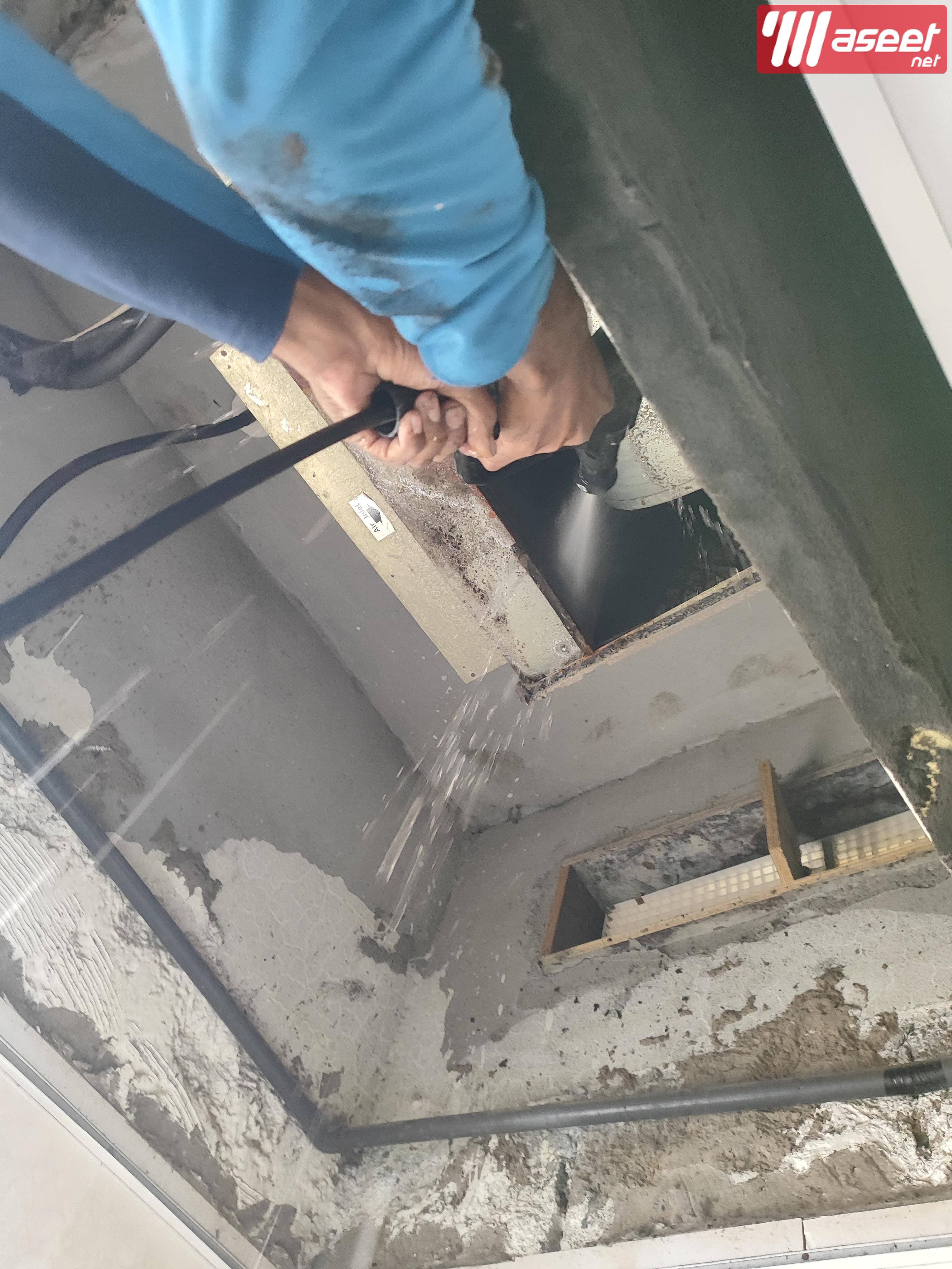 Maintenance of central air conditioners and air conditioning towers  2