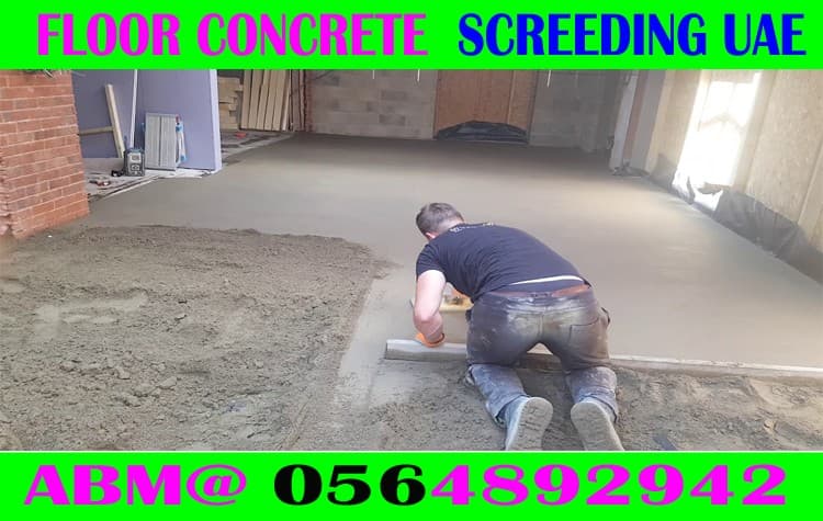 Micro cement floor Screeding Company Ajman Dubai Sharjah 0