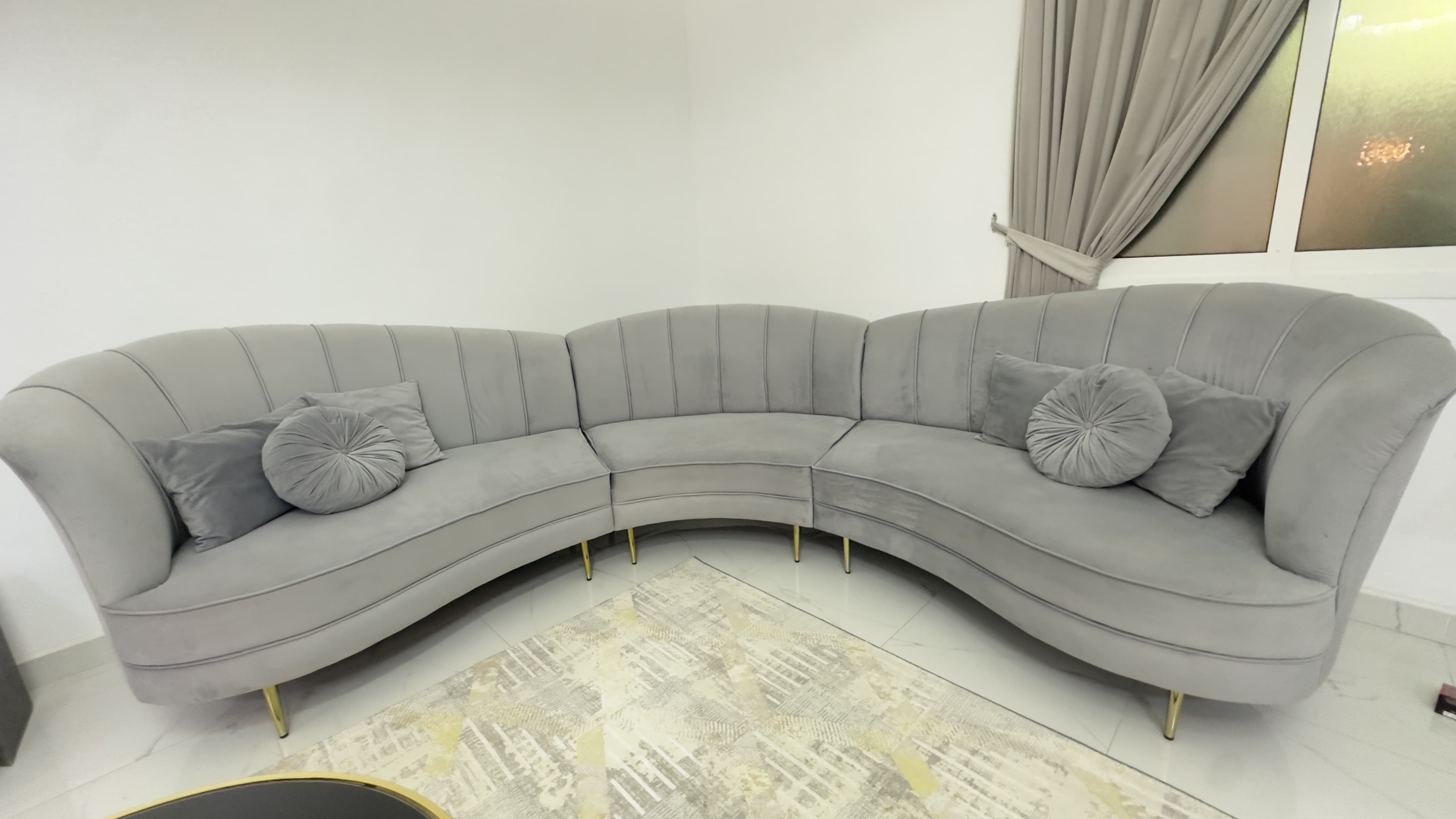 Grey side sofa 0