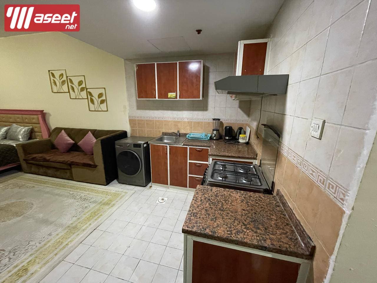 For rent a studio in Al Jurf area  3