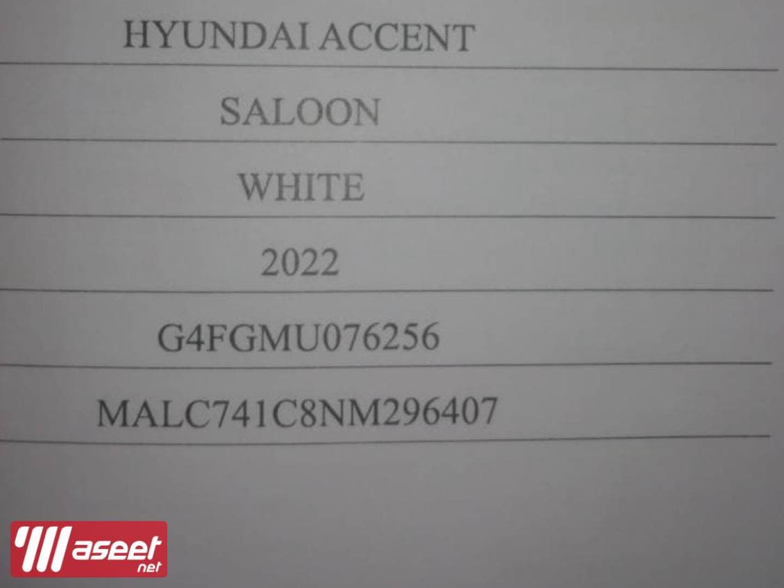 Hyundai Accent model 2022 5