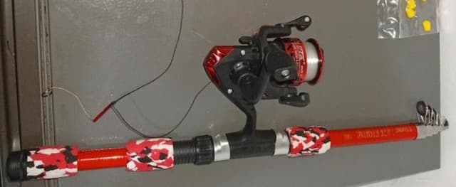 A set of fishing rods