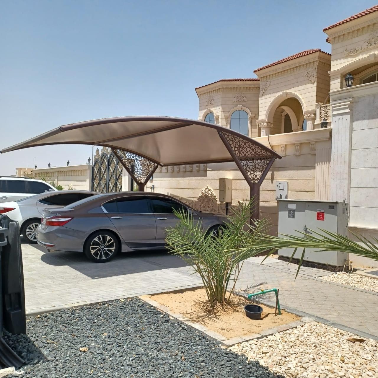 Installing car umbrellas at the best prices in Lamarat 3