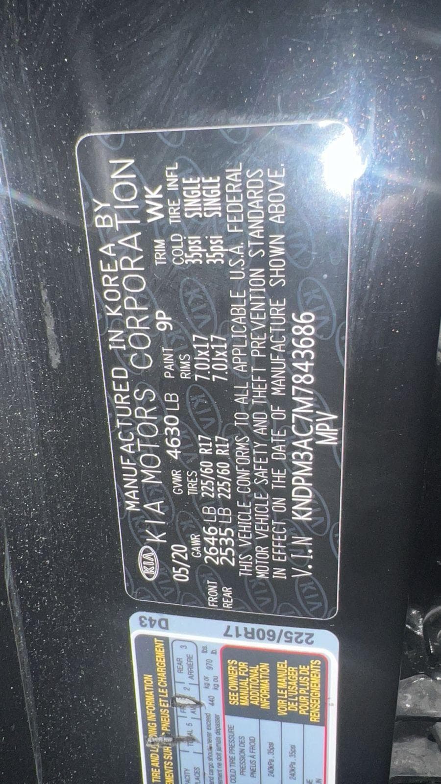 Kia Sportage model 2021 for sale 8