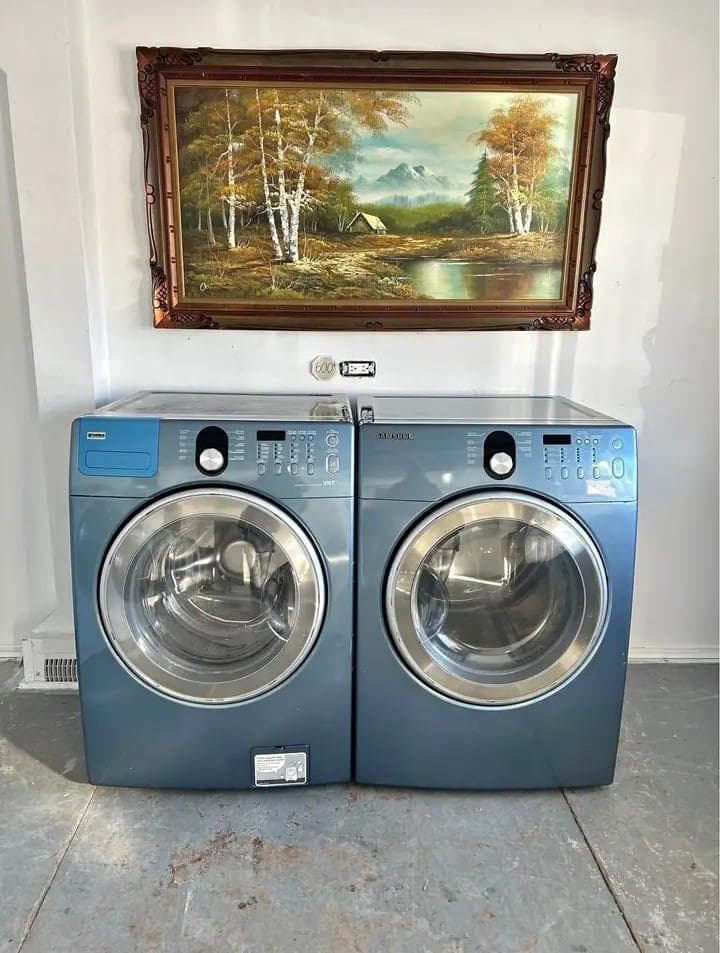  Samsung electric washer and dryer set 1