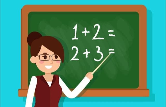 معلمة رياضيات 