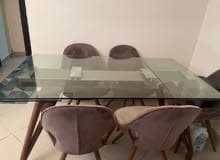سفره مع خمسه كراسي استعمال بسيط 0