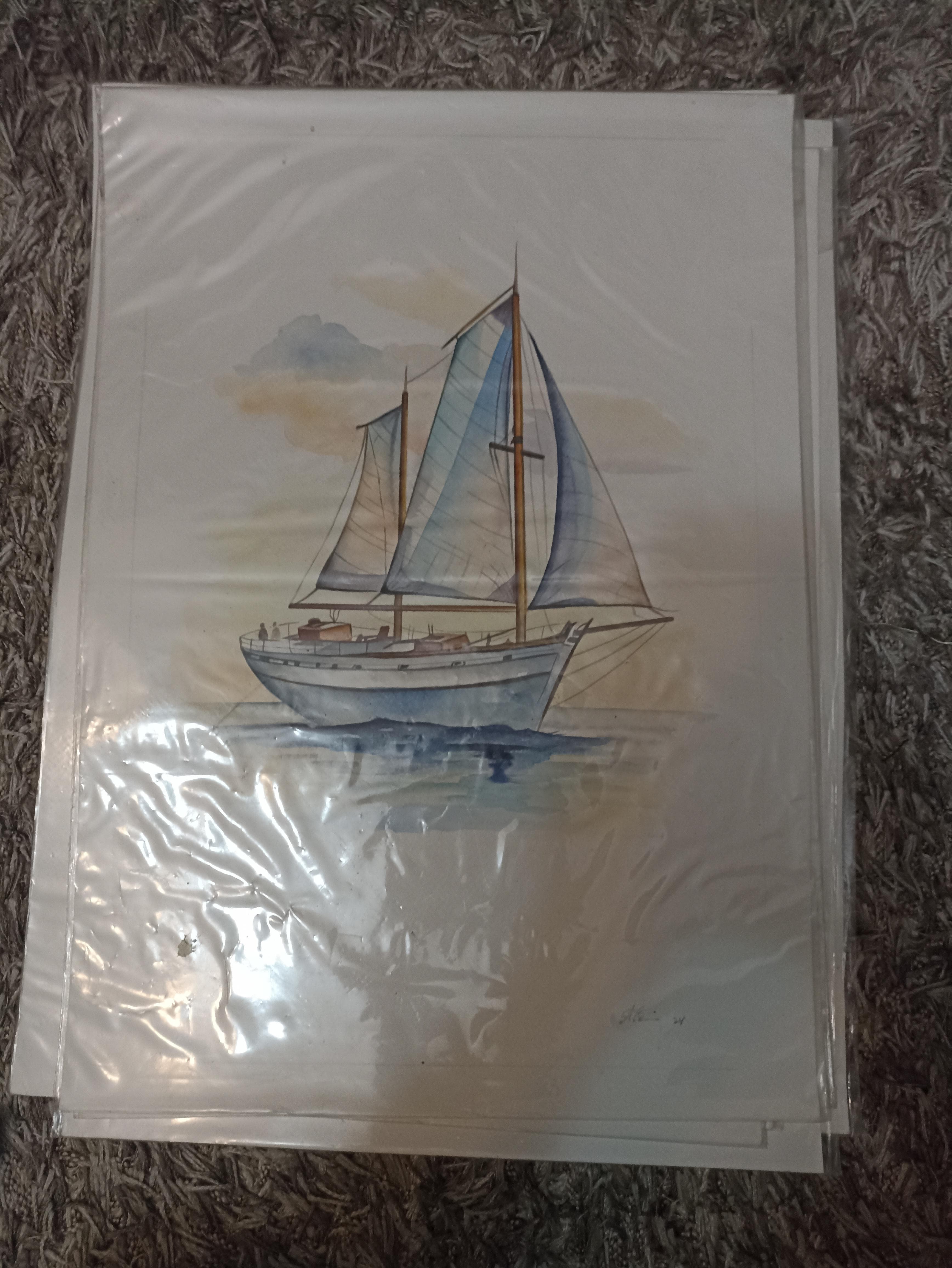 لوحات زيتيه رسم يدوي وليست طباعه 3
