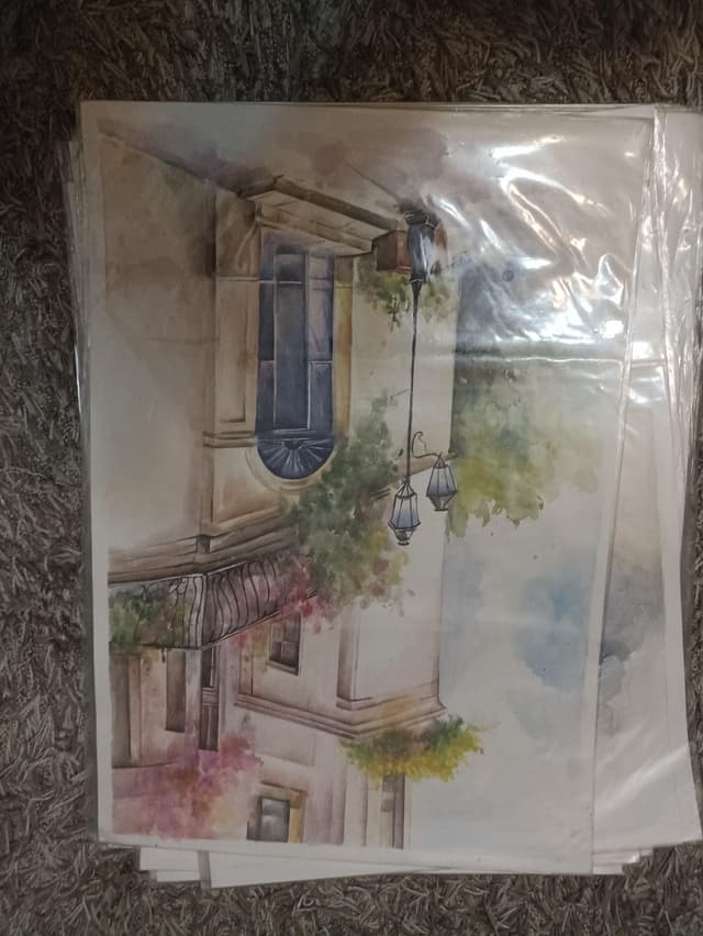 لوحات زيتيه رسم يدوي وليست طباعه