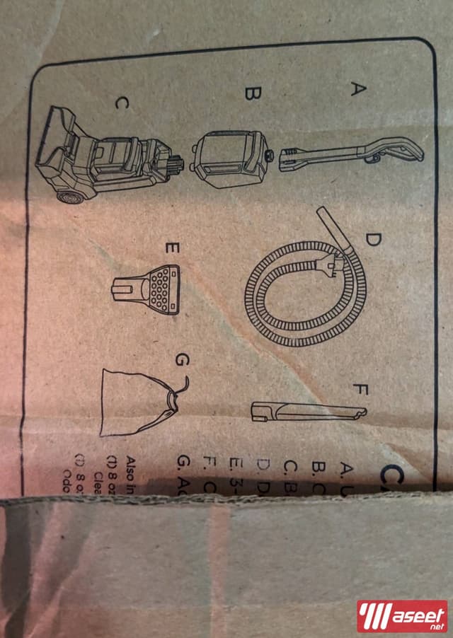 Vacuum cleaner for sweeping and washing carpets 