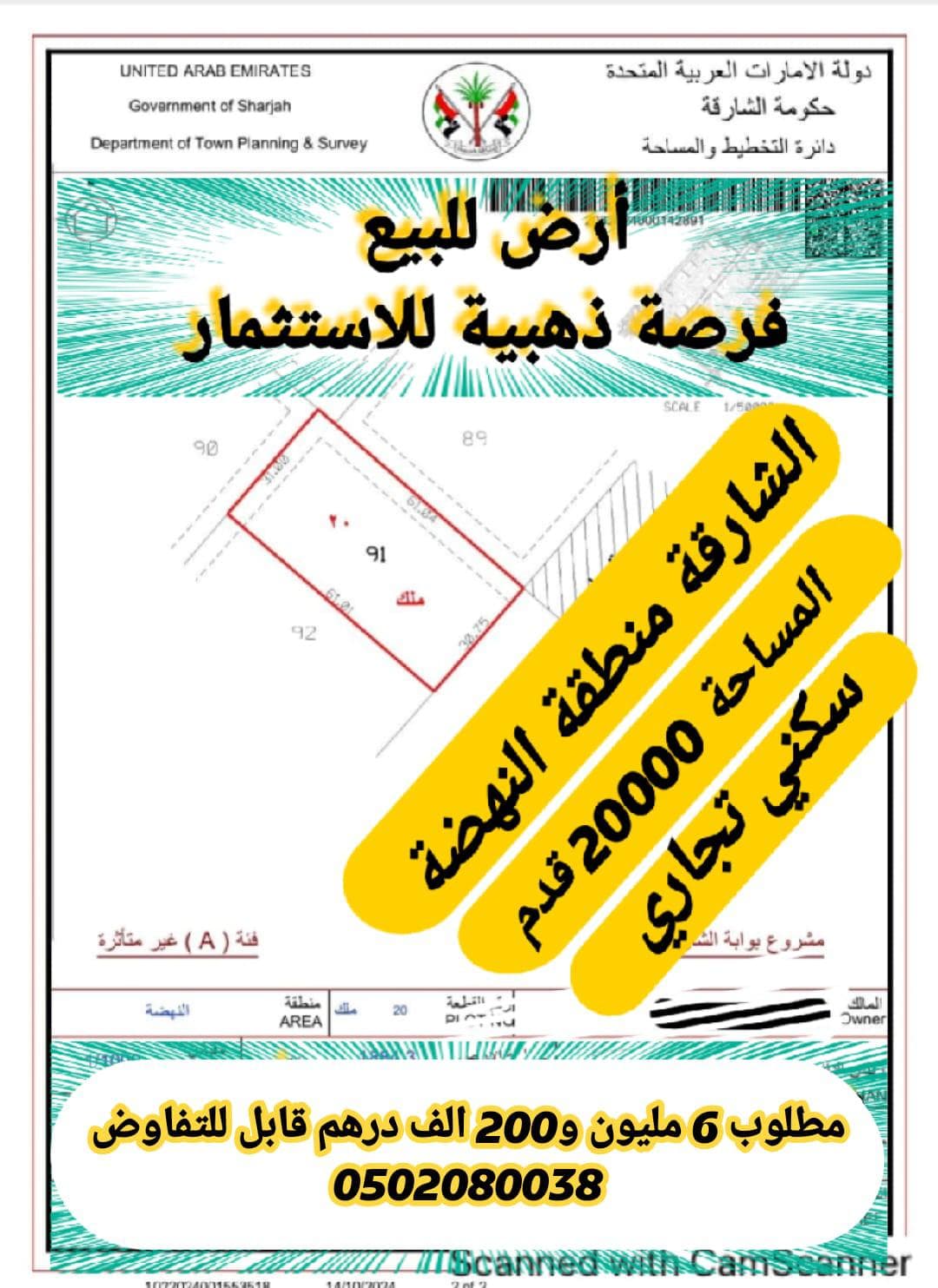 Investment commercial land for sale 20282 feet 0