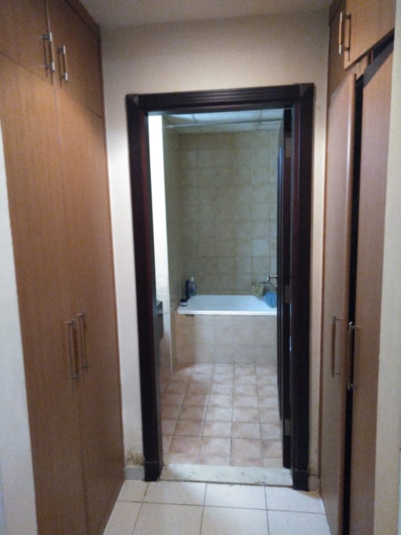 There are beds available in a master room with a bathroom  4