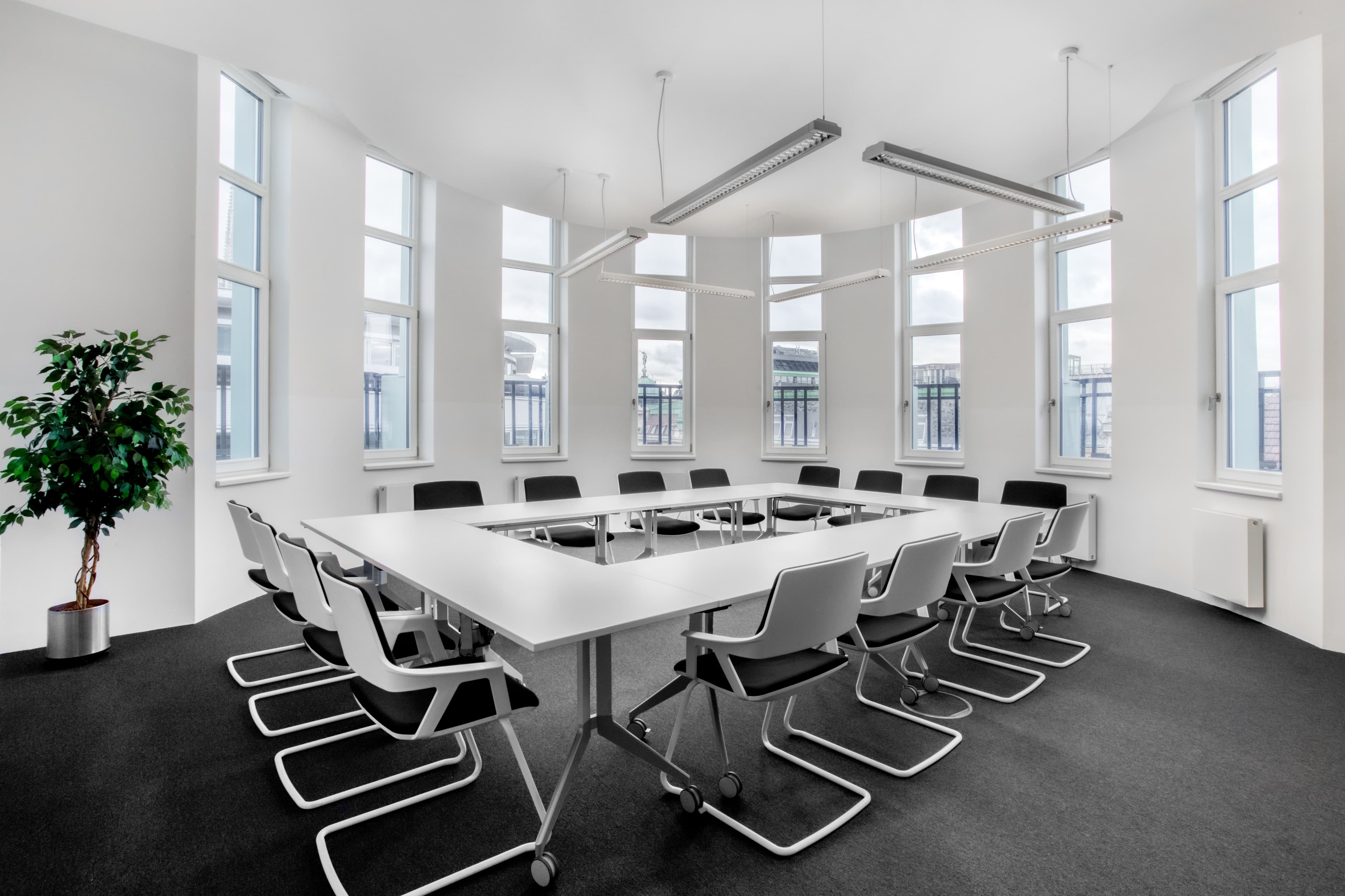 Book open plan office space for businesses of all sizes in ABU DHABI, Airport Road 0