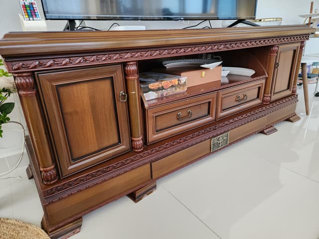 For sale wooden TV stand