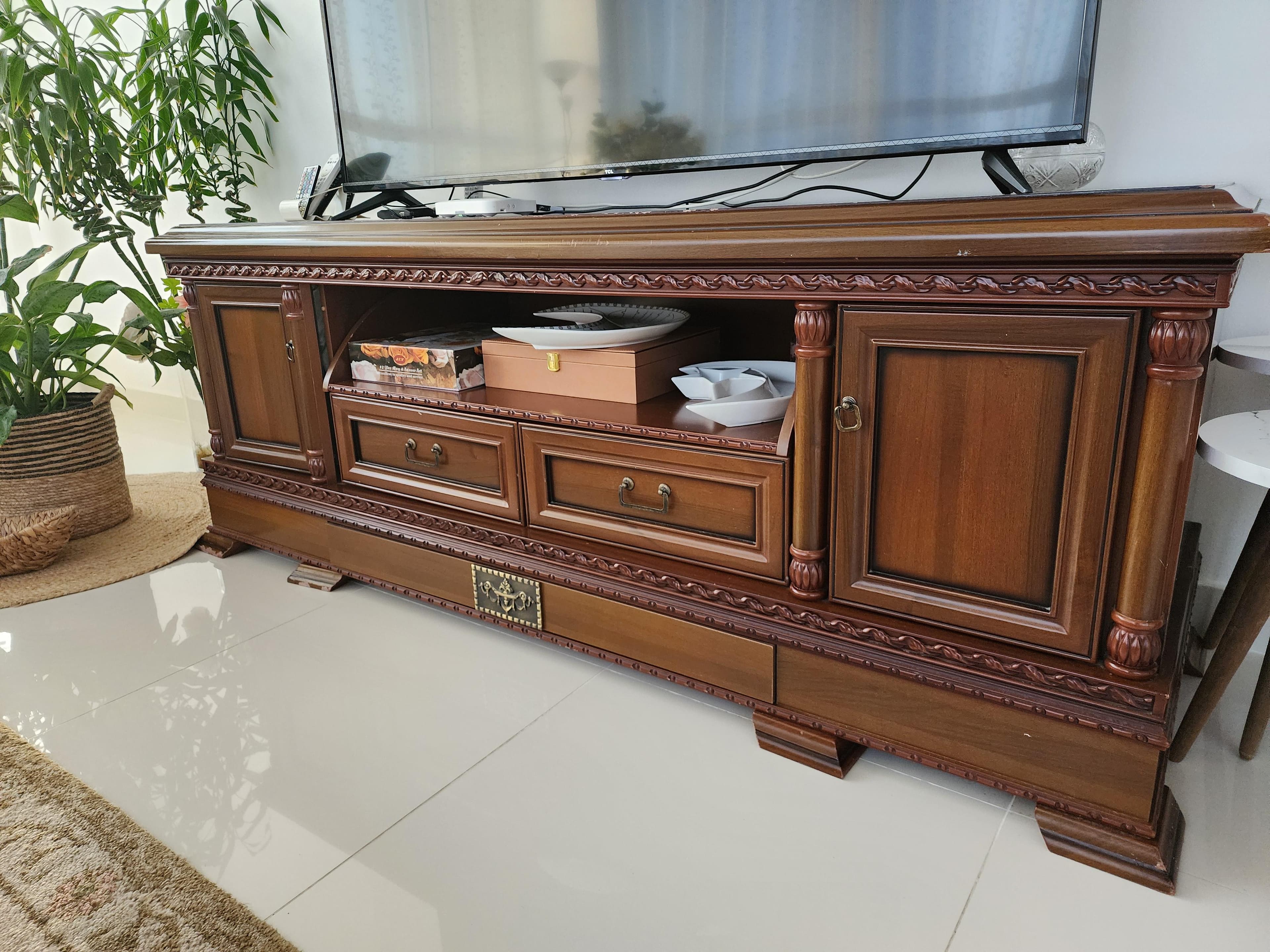 For sale wooden TV stand 2