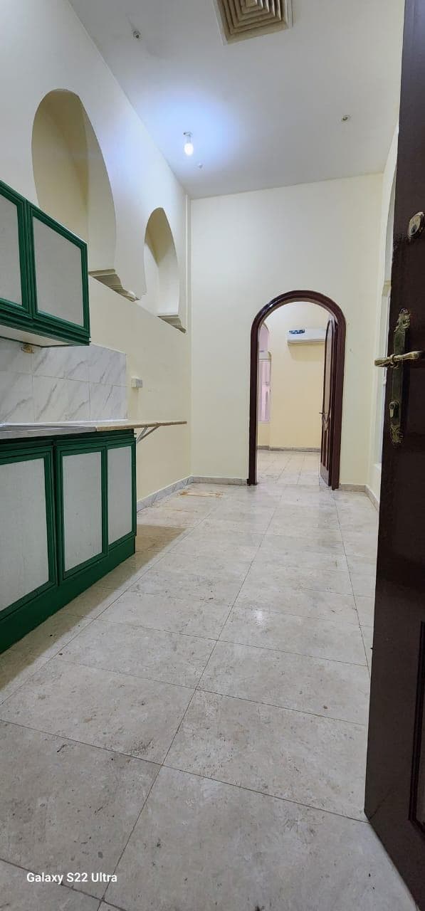 For rent a one bedroom apartment and a hall in Abu Dhabi on Airport Street, there is a chapel