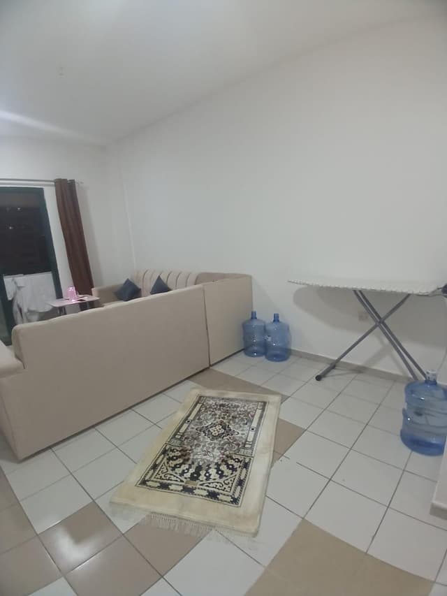 Furnished apartment with a room, a hall and a balcony in Al Qasimia for rent