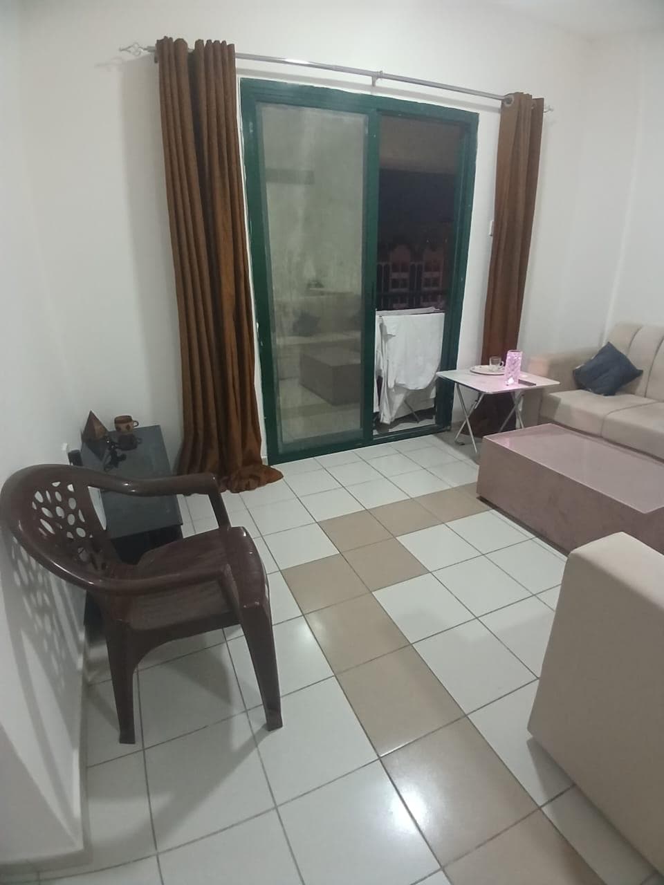 Furnished apartment with a room, a hall and a balcony in Al Qasimia for rent 1
