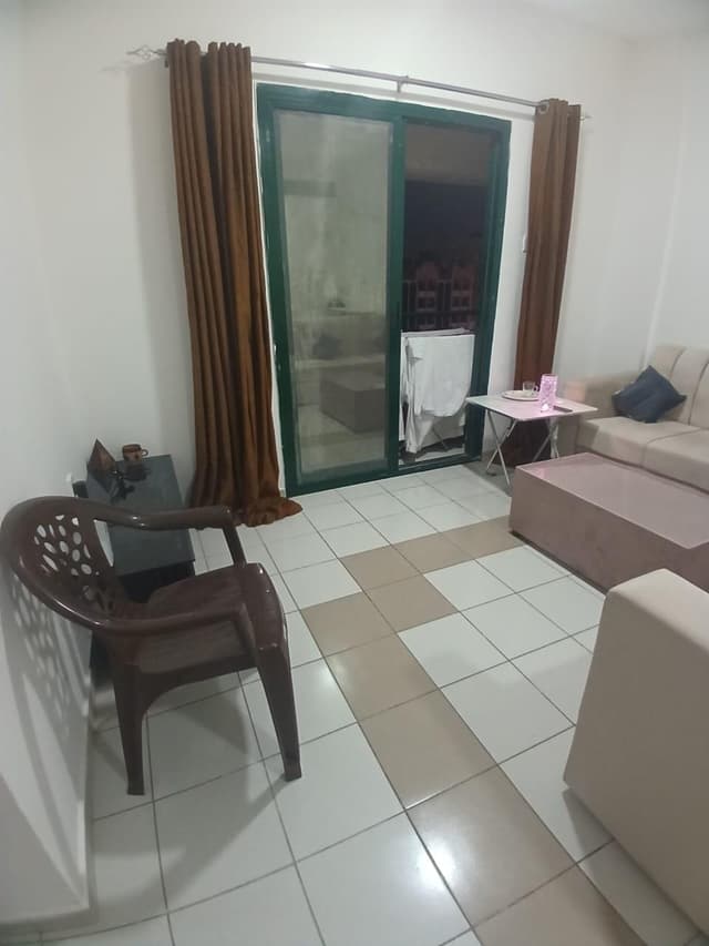 Furnished apartment with a room, a hall and a balcony in Al Qasimia for rent