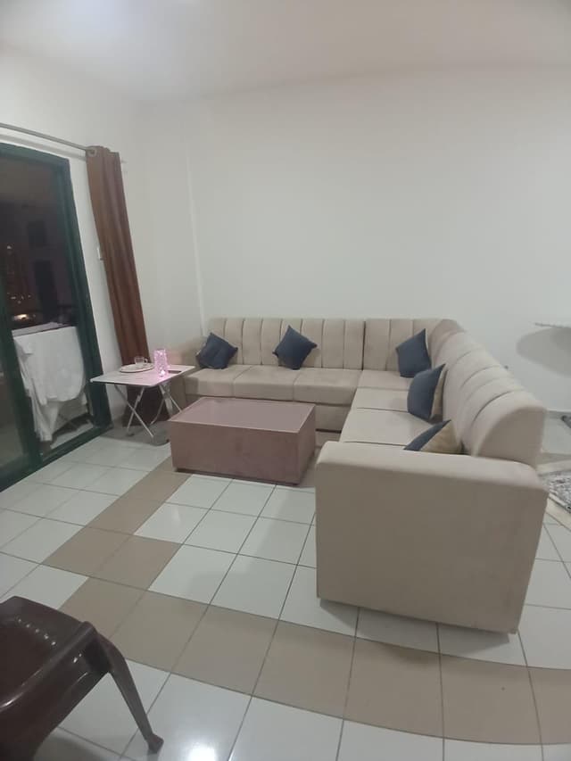 Furnished apartment with a room, a hall and a balcony in Al Qasimia for rent