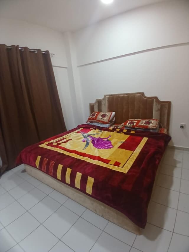 Furnished apartment with a room, a hall and a balcony in Al Qasimia for rent