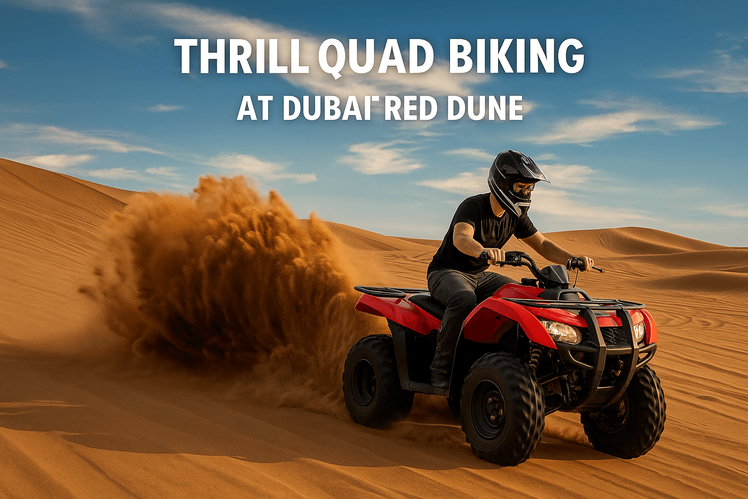 Quad biking in Dubai 2