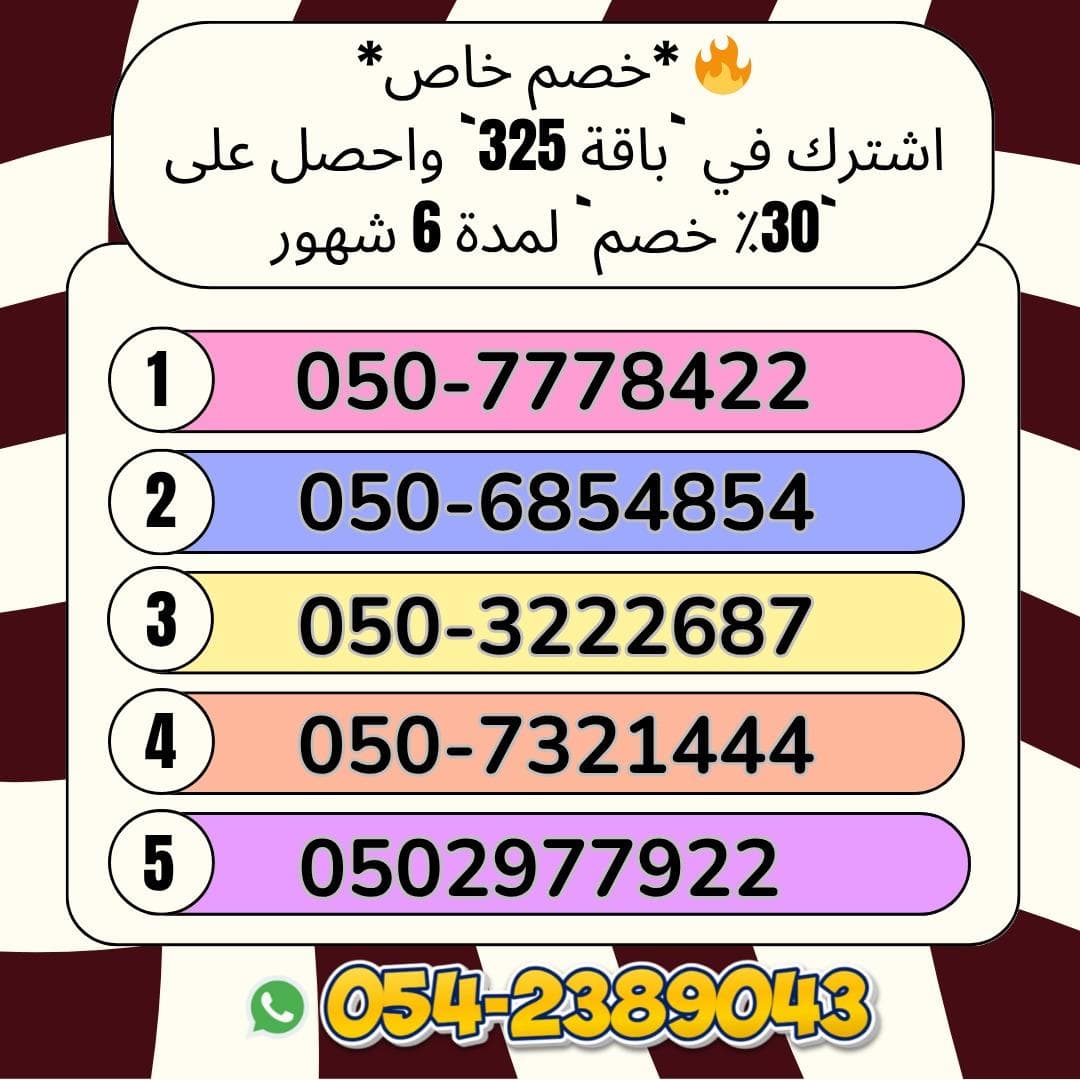 Special call numbers with the package  2