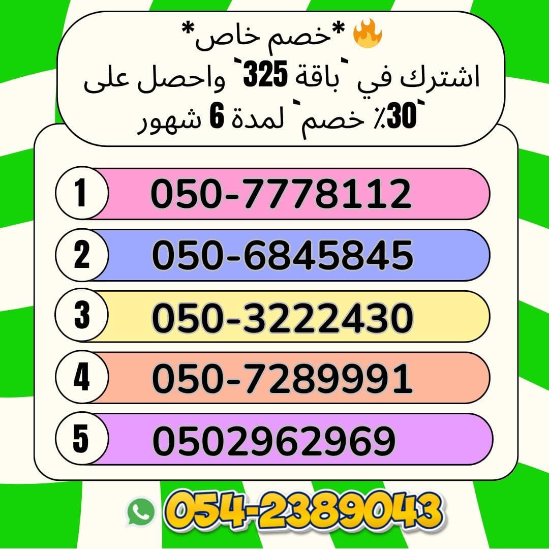 Special call numbers with the package  3