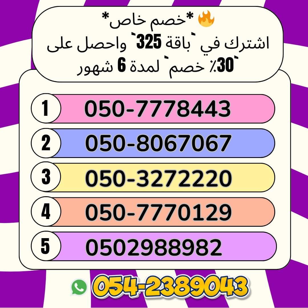 Special call numbers with the package  4