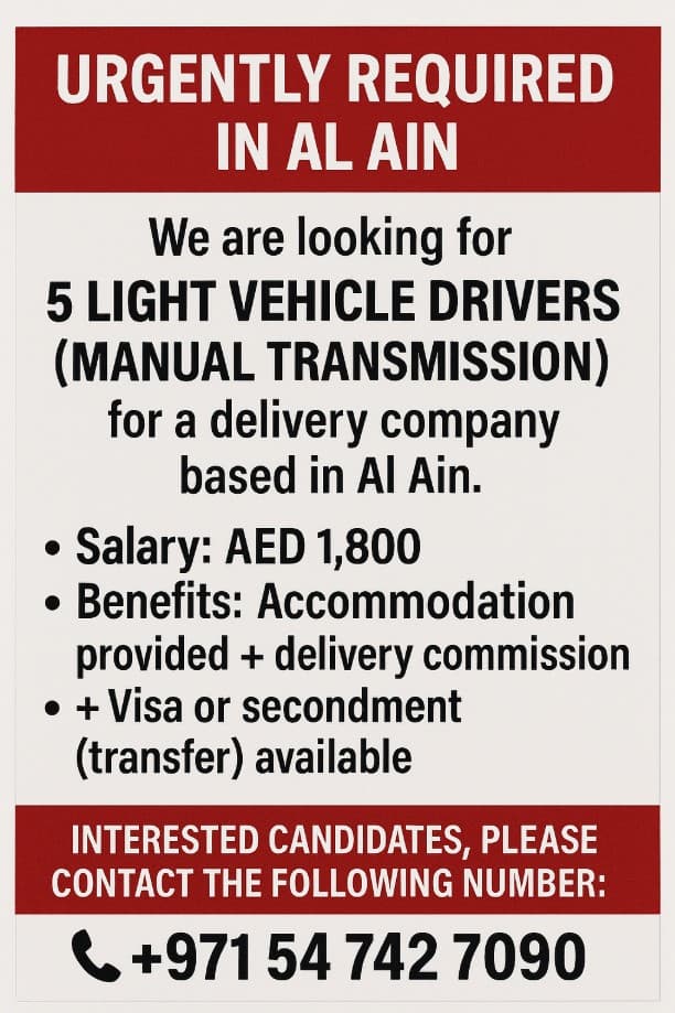 5 normal gear drivers are required 0