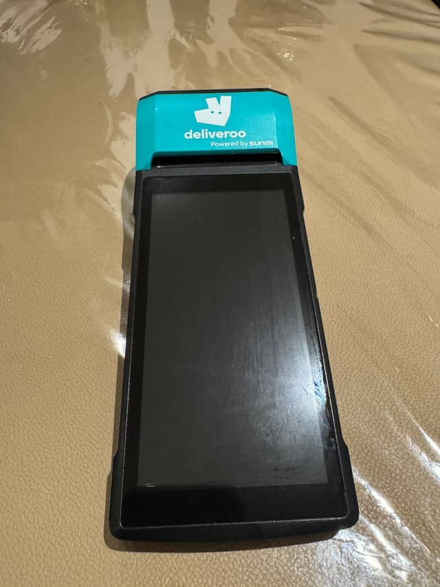 جهاز Deliveroo - كأنه جديد! مثالي لتلقي الطلبات!