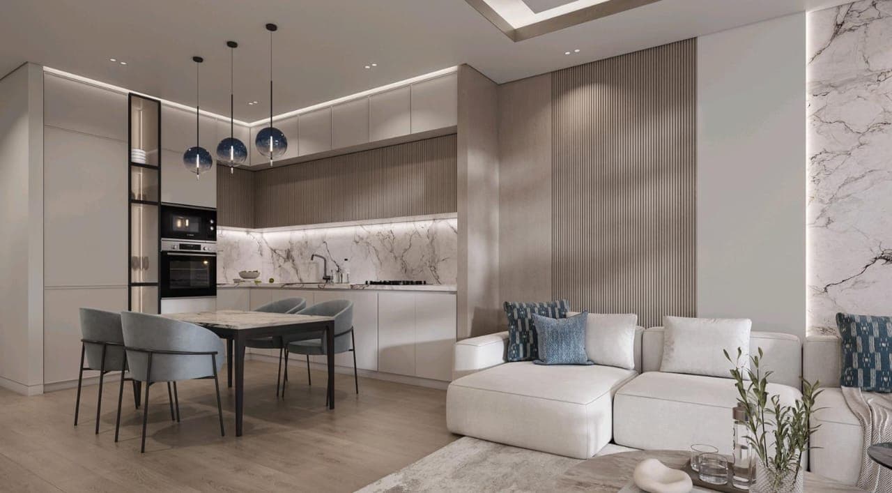 Freehold apartment in the heart of Al Rahah Beach 2