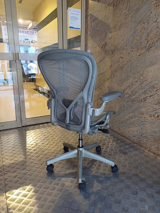 Herman Miller's slightly used gray chair 