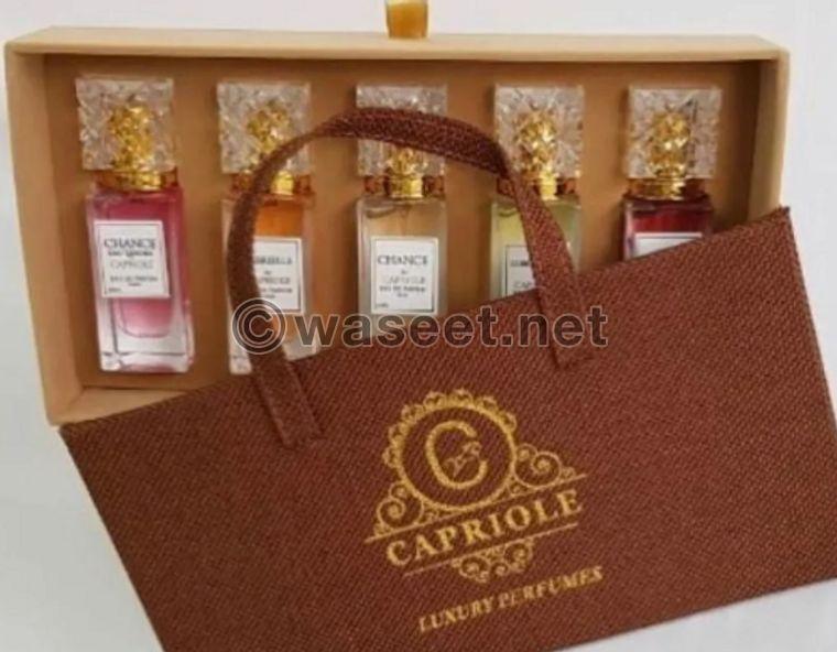 Various perfume boxes 1