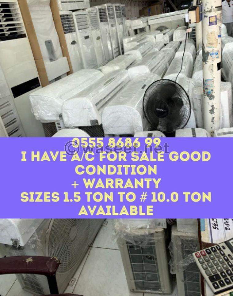 Air conditioner for sale in good condition 0