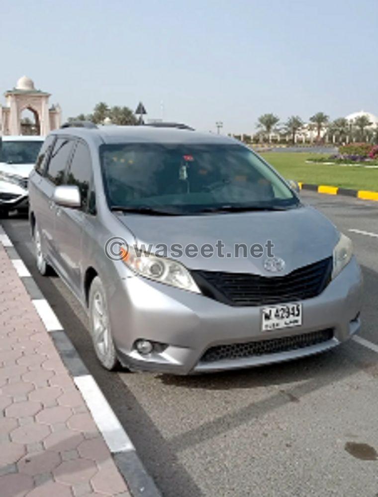 Toyota Sienna 2011 for sale 0