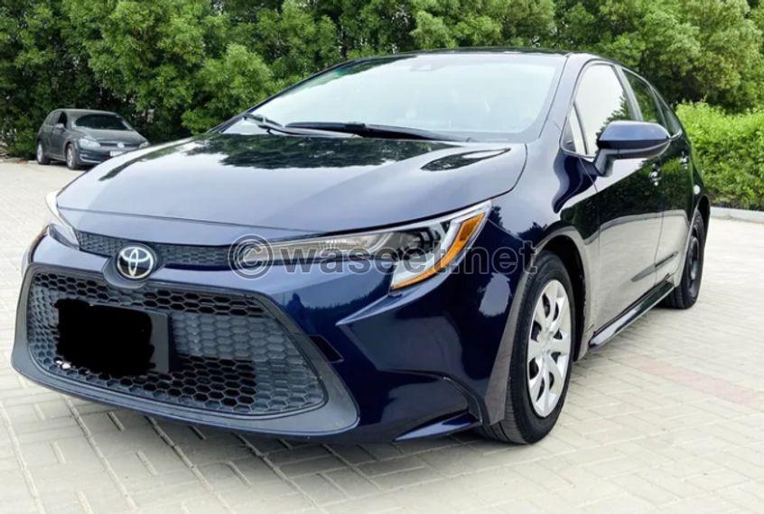 Toyota Corolla 2020 for sale 0