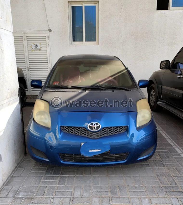 Toyota Yaris 2011 for sale 0