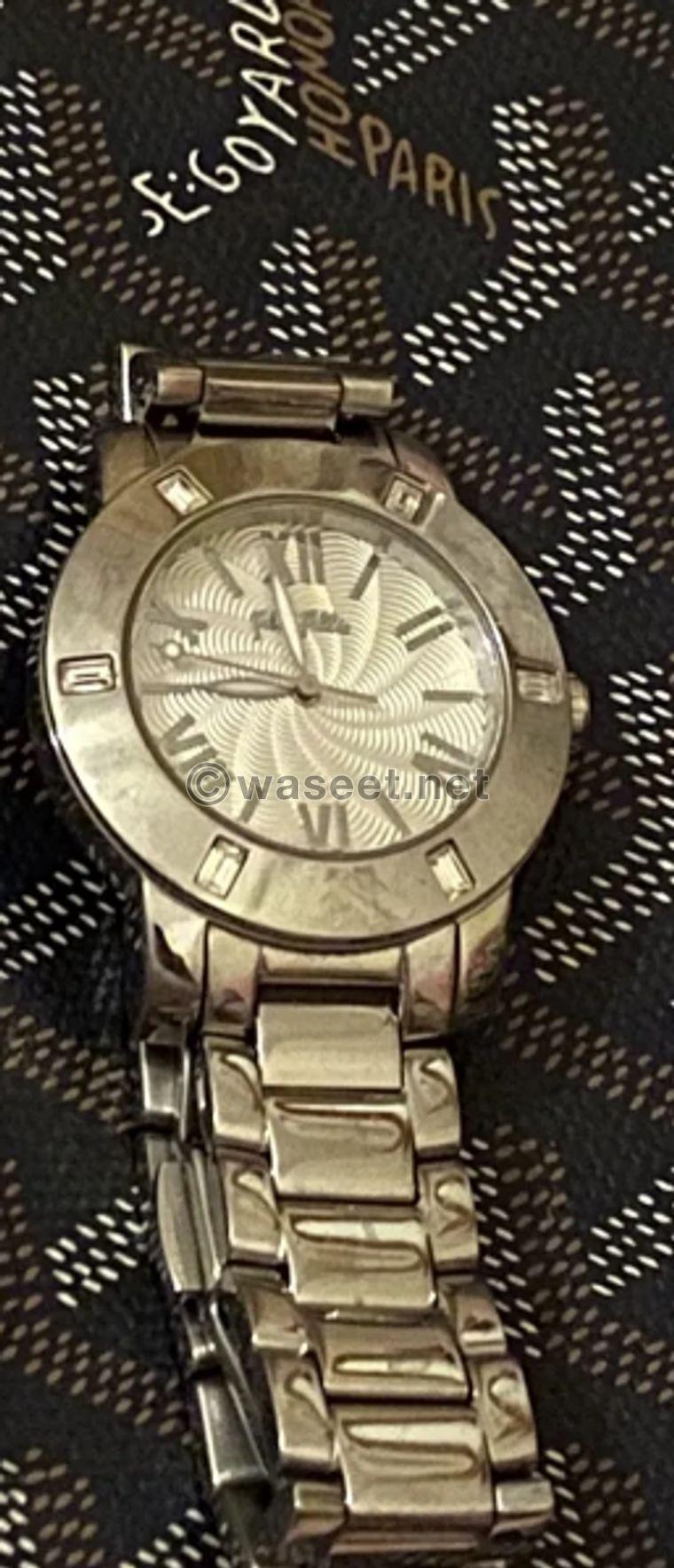 Silver watch for sale 0