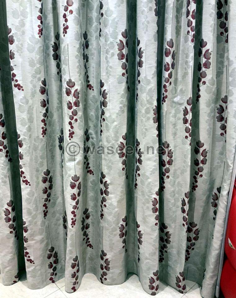 Curtain supplied red color 1