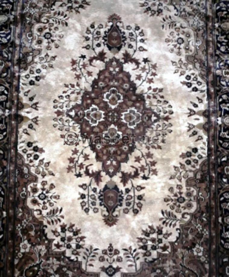 Persian silk carpet 0