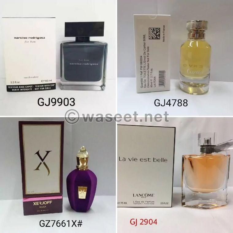Tester perfumes 0