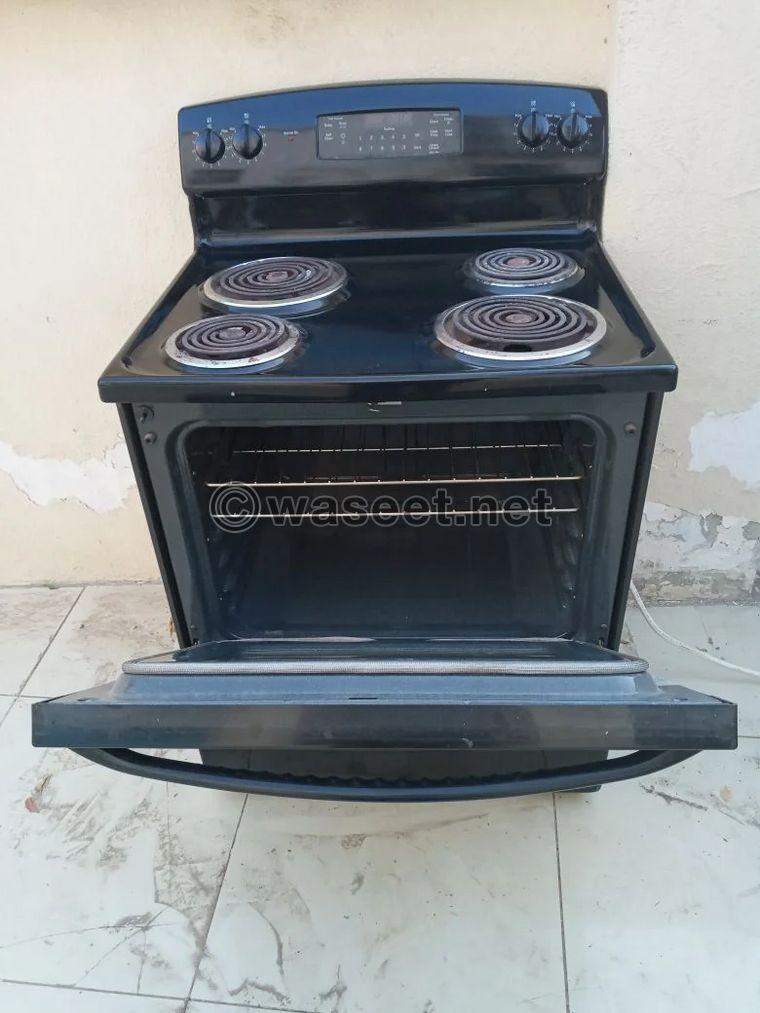 4 burner electric oven 0